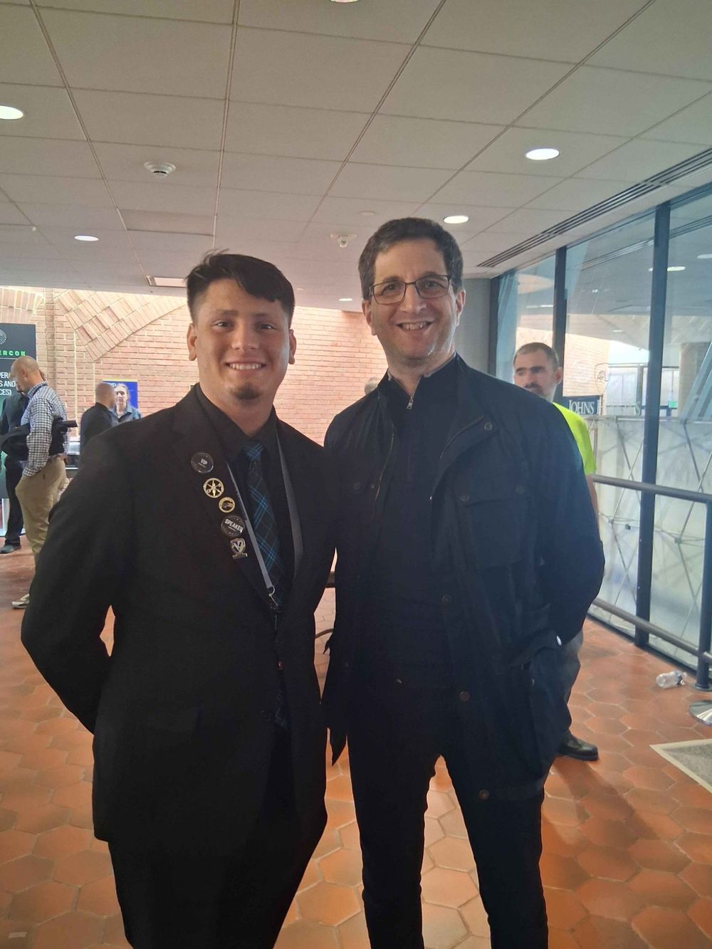 Adrian with Jeff Moss at HammerCon 2026